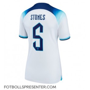 England John Stones #5 Hemma Matchtröja Dam VM 2022 Kortärmad